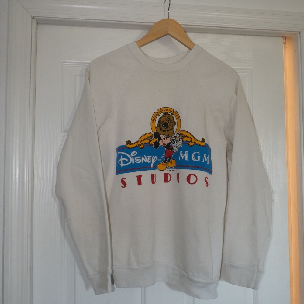 Vintage 1987 ORIGINAL RARE Disney MGM Studios  Crewneck Sweatshirt